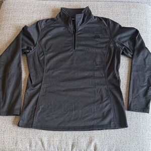 Women's Black Quarter-Zip Pullover